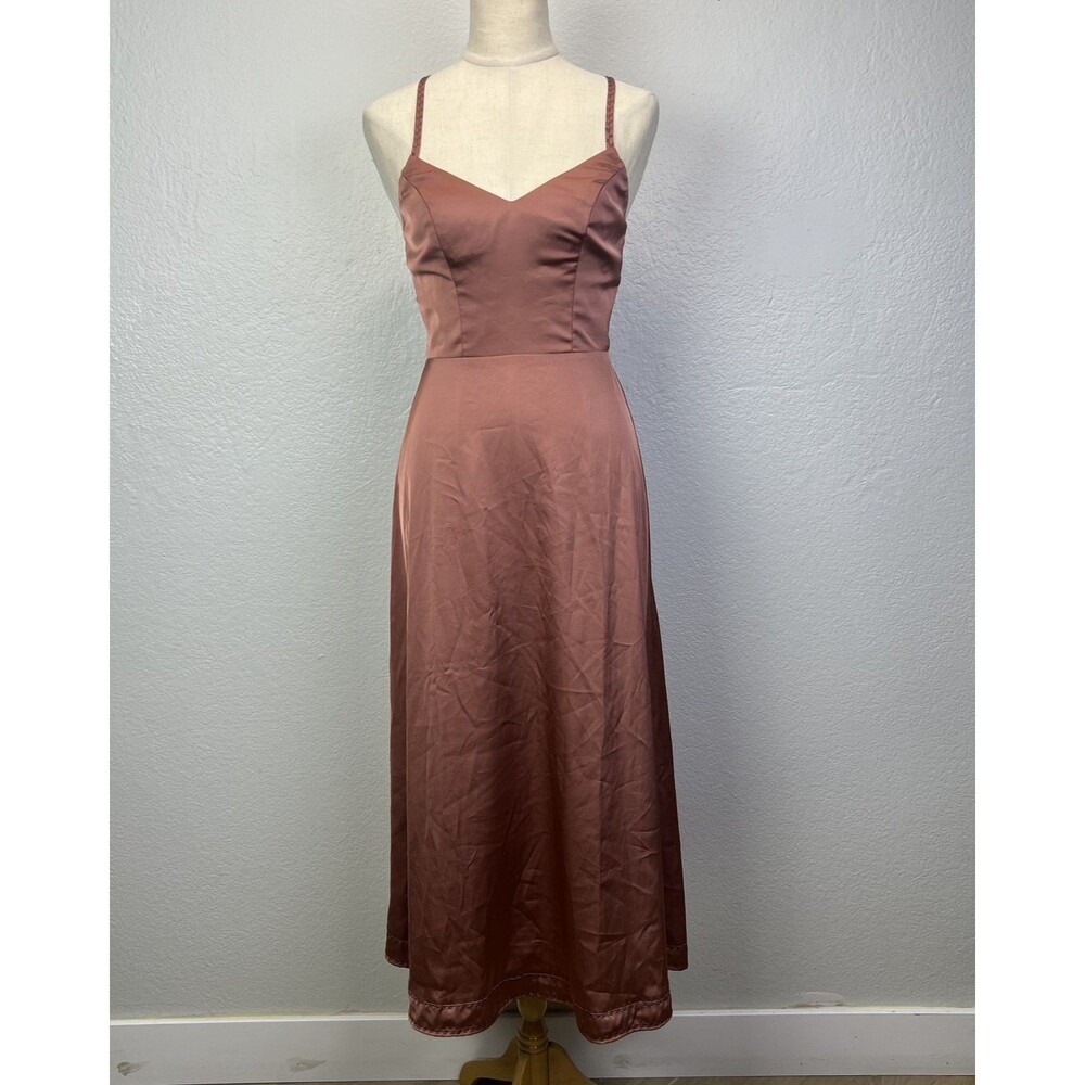 Azazie Women Empire Waist Bridesmaid Dress Size C